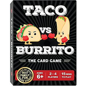 Taco vs Burrito Card Game $9.88