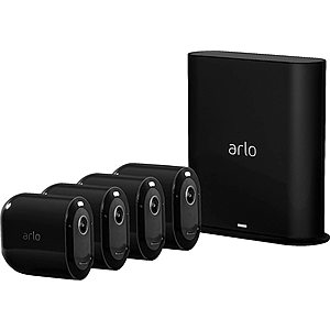 Arlo Pro 3 Spotlight Camera | 4 Camera Security System | Wire-Free, 2K Video & HDR | Color Night Vision, 2-Way Audio, 6-Month Battery Life, 160° View | Works with Alexa $499.99