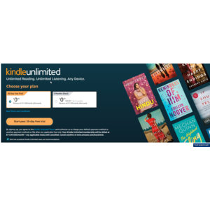 Sign up to Kindle Unlimited for a Free Trial - $0.99