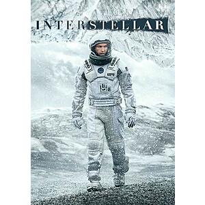 Vudu or iTunes: Interstellar (4K), Chicago Diamond Edition Remastered (HD/HDX) Free & More (Digital Film Codes, Emailed After 4-5 Days)