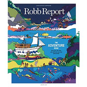 Robb Report Magazine (1 year/12 issues) for $5