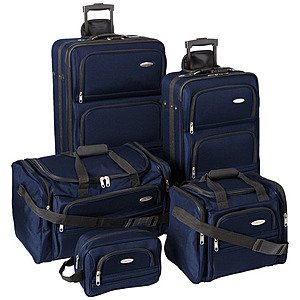 5-Piece Samsonite Nested Luggage Set (Navy)  $99 + Free S&H