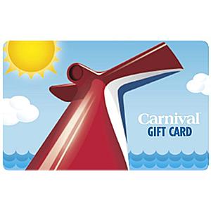 Carnival Cruise Line $200 Gift Card (Email Delivery) for $185 @ Newegg