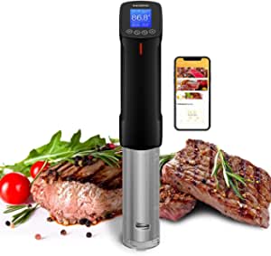 Inkbird WIFI Sous Vide Precision Cooker Thermal Immersion Circulator 1000 Watts Precise Cooker with Recipes on APP / Sous Vide Cooking Machine ISV-100W - $62 dollars