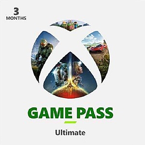 3-Month Xbox Game Pass Ultimate Subscription (Digital Delivery) $40