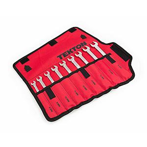 Tekton Flex-Head Ratcheting Combination Wrench Set , 8-16mm w/ Pouch $39.70