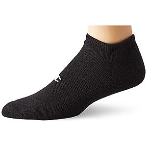 6-Pack Champion Men's Double Dry No Show Running Socks (Size 6-12) $7.90