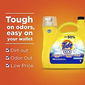150-Oz Tide Simply + Oxi Liquid Laundry Detergent (Refreshing Breeze) $9.02 w/ S&S + Free Shipping w/ Prime or on orders over $25