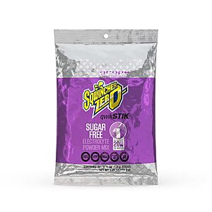 50-Pack 0.11-Oz  Sqwincher Zero Qwik Stik Sugar Free Electrolyte Powder Mix (Various Flavors) from $11.47 w/ S&S + Free Shipping w/ Prime or on $35+