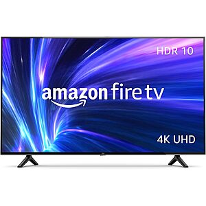 43" Amazon Fire TV 4-Series 4K UHD Smart TV (Refurbished) $150 + Free S/H w/ Prime