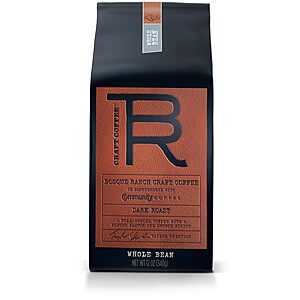 Bosque Ranch Craft Coffee™ From Taylor Sheridan Whole Bean, Dark Roast Whole Bean Coffee, 12 Ounce Bag (Pack of 1) $9.37
