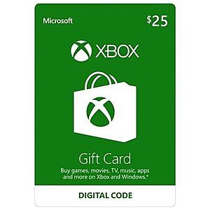 Xbox Gift Cards 15% off at Rakuten (25$, 50$, 100$) Digital Email Delivery