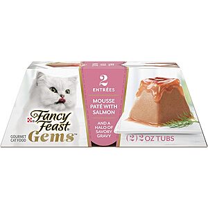 Fancy Feast Salmon Mousse Gravy Cat Food (8) 4 oz Boxes (Clip 50 percent off coupon)