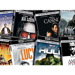 4K UHD Blu-Ray Movies: King Kong Ultimate Edition, Casino, The Big Lebowski 2 for $17.60 & More + Free S/H