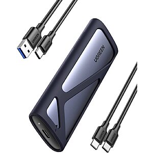 Ugreen M.2 NVMe USB 3.2 (Gen 2) SATA SSD Enclosure Reader $21 + Free Shipping