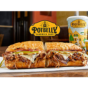 Potbelly BOGO sandwich 6/21, web & app purchases $0.01