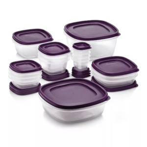 30-Piece Rubbermaid Easy Find Food Container Set $9 + Free Store Pickup