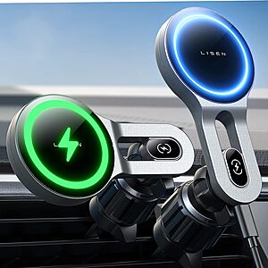 Prime Members: LISEN 15W MagSafe Car Mount Charger $14.79 + Free Shipping