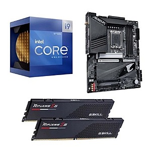 Intel Core i9-12900K, Gigabyte Z690 Aorus Elite AX DDR5, G.Skill Ripjaws S5 32GB Kit DDR5-6000 $399.99