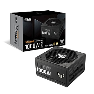 1000W ASUS TUF Gaming 80+ Gold ATX 3.0 Compatible Fully Modular Power Supply $145 + Free Shipping