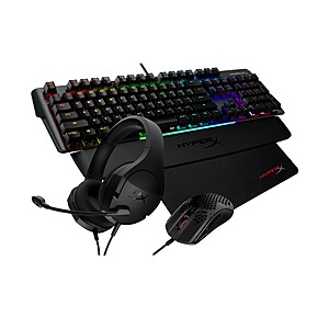 50% Off HyperX PC Gaming Bundle: HyperX RGB Mechanical Gaming Keyboard, Gaming Headset, Gaming Mouse and Gaming Mouse Pad $64.99 via Target **Starts 11/5**