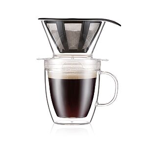Bodum Home Goods Sale: Travel Mugs $7.15, Coffee Dripper w/ Double Wall Mug $6.30 & More + Free S/H on $35+