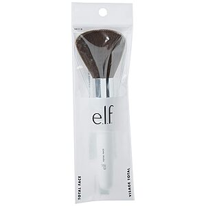 e.l.f Cosmetics Total Face Makeup Brush $1 + Free S&H w/ Prime or $35+