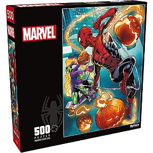 500-Piece Buffalo Games Marvel Spider-Man vs. Green Goblin Jigsaw Puzzle $4.70 + Free Store Pickup