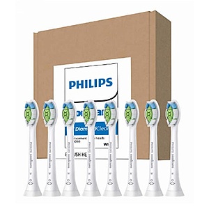Philips Sonicare DiamondClean, Replacement Electric Toothbrush Heads, Medium Bristl- 8-count $31.99