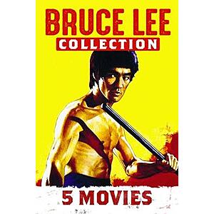 Bruce Lee 5-Movie Collection (Digital HD Films) $13