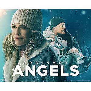 Atom Tickets: 2 Free Movie Tickets to Ordinary Angels - Starring Hilary Swank (Comes out 2/22/24)
