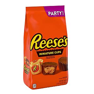 35.6-Oz Reese's Miniatures Milk Chocolate Peanut Butter Cups (Party Pack) $10.30 w/ Subscribe & Save