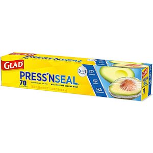 $3.05 /w S&S: 70' Glad Press'n Seal Plastic Food Wrap