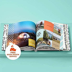 Shutterfly New Customers: 110-Page 8" x 8" Hardcover Photo Book $9 Shipped