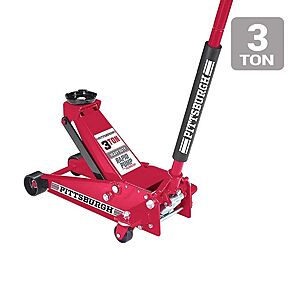 3 Ton Floor Jack with RAPID PUMP, Red only - $89.97 Harbor Freight Tools YMMV