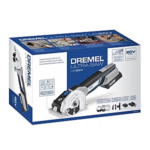Home Depot:  Dremel 20V Max Ultra-Saw Cordless Compact Saw Kit (1 Battery/ Charger) $68 (reg. $180) Clearance YMMV