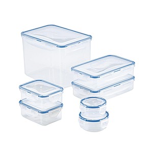 14-Piece Lock & Lock Easy Essentials Food Storage Container Set $14
