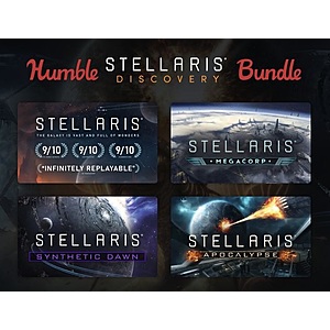 Humble Bundle: Stellaris Discovery Bundle (PC Digital Download): Stellaris From $1 & More