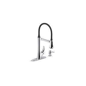 KOHLER Arise Vibrant Stainless Kitchen Faucet $119 @ Lowes (Clearance - YMMV)