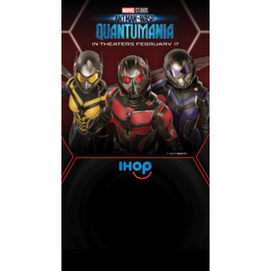 Free Movie Ticket To See Ant-Man And The Wasp: Quantumania via IHop Purchase