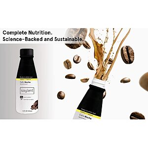 12-Pack 14-Oz Soylent Meal Replacement Shakes (Cafe Mocha) $19.86 & More w/ Subscribe & Save