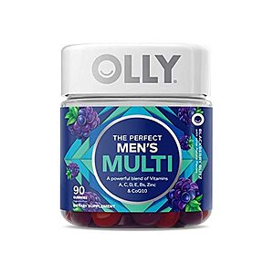 Olly Gummy Vitamins & Supplements discounted on Amazon, Men's or Women's Multi $8.40