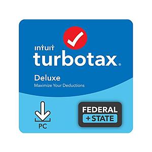 TurboTax Desktop Deluxe with State 2021, PC Download $39.99 + $5 Off with Code (34.99 Total) $34.99