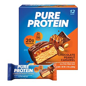 12-Count 1.76-Oz Pure Protein Bars (Various Flavors) from $12.70 & More w/ S&S