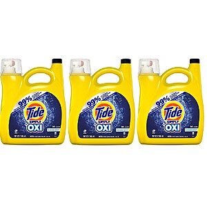 150-fl-oz Tide Simply + Oxi Liquid Laundry Detergent (Clean Breeze) 3 for $26.30 w/ Subscribe & Save + Free S/H