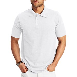 Hanes Men’s X-Temp Short Sleeve Midweight Polo Shirt (Various Colors) from $7.96 + Free Shipping w/ Prime or on $35+