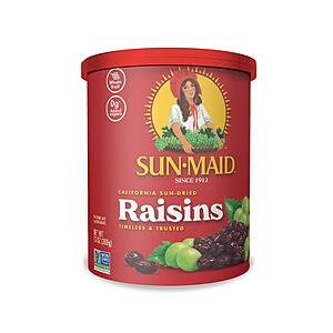 13-Oz Sun-Maid California Sun-Dried Raisins $2.84 w/ S&S+ Free Shipping w/ Prime or on $35+