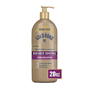 20-Oz Gold Bond Radiance Renewal Hydrating Lotion $8.11 w/ S&S +$1 Promotional Credit + Free Shipping w/ Prime or on $35+