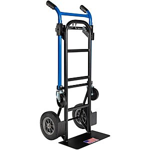 Harper Quick Change 4 in 1 Steel Hand Truck with solid wheels - $103.99 + tax and FS from OfficeDepot after coupon