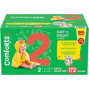 Free $10.00 Kroger eGift Card with Two Comforts Boxed Diapers at Kroger